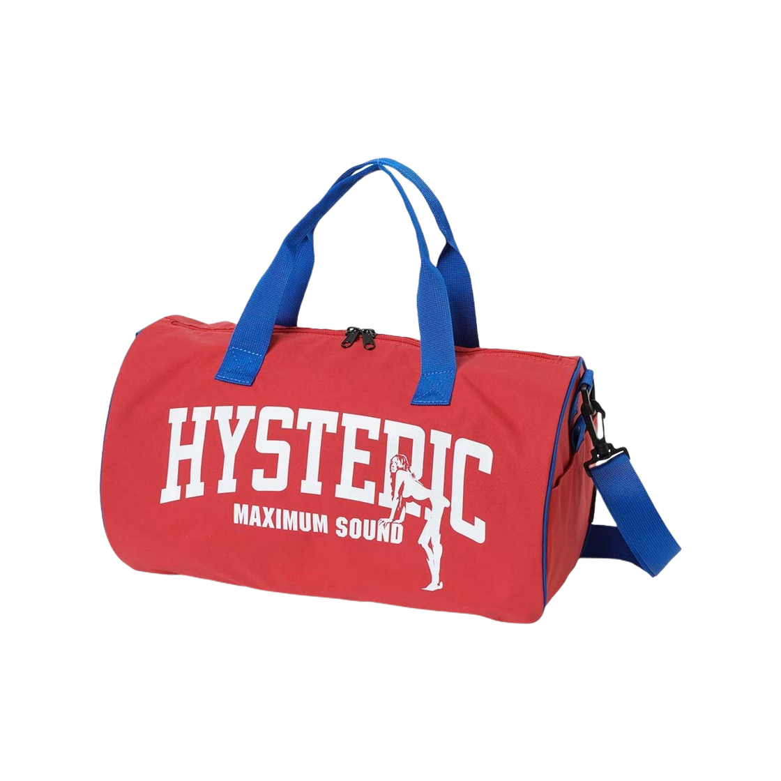 02253QB02 Hysteric Glamour Maximum Sound Drum Bag Red