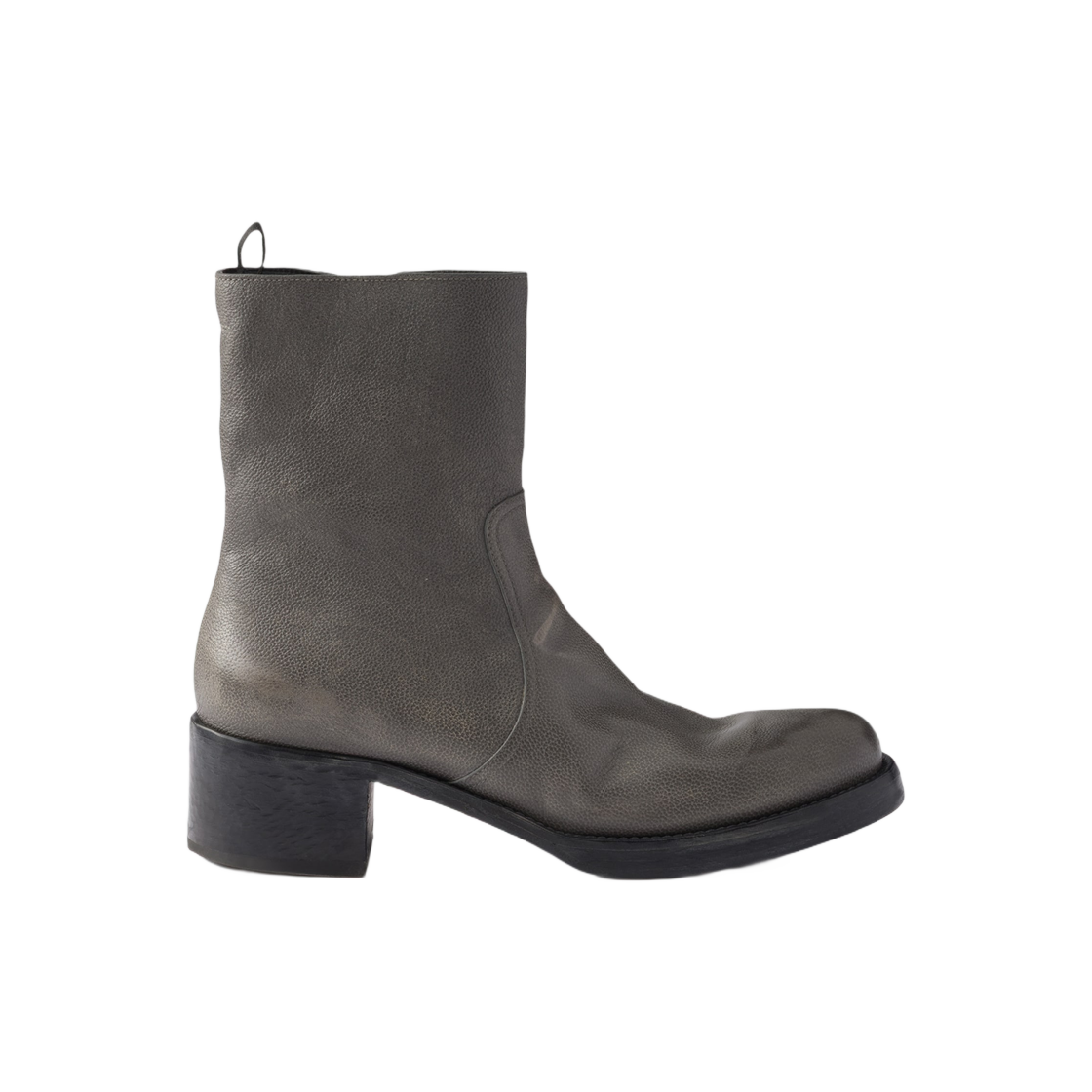 프라다 레더 부티 머큐리 그레이(Prada Leather Booties Mercury Gray) - 1