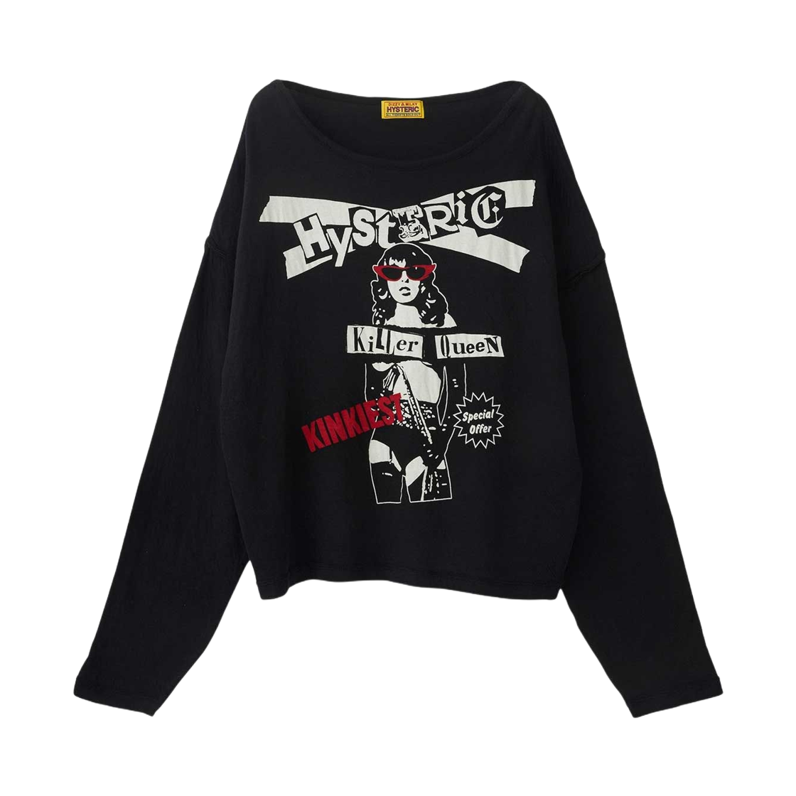 01253CL15 (W) Hysteric Glamour Special Offer Pullover Black