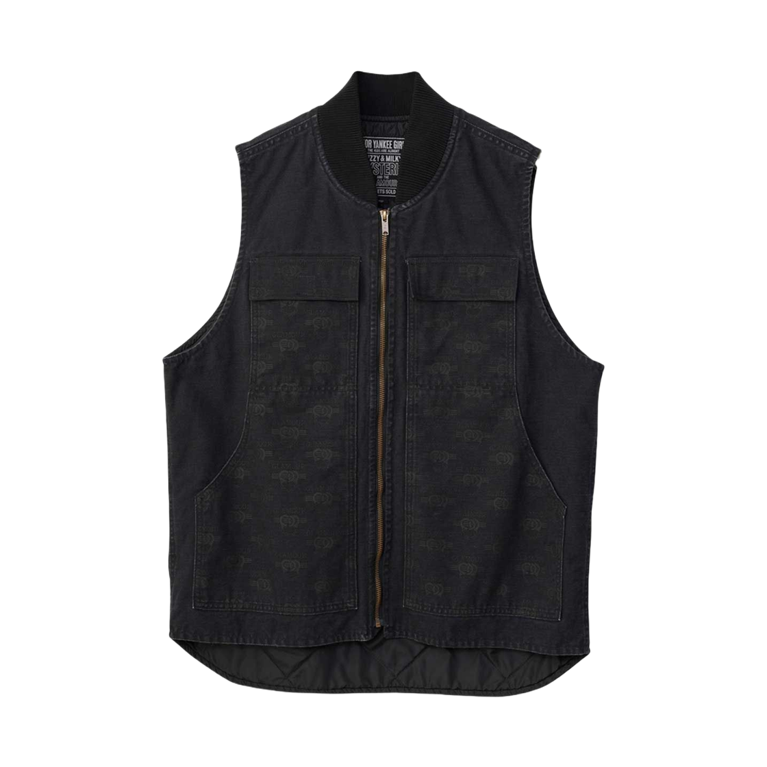 히스테릭 글래머 히스테릭 핸드커프 덕 베스트 블랙(Hysteric Glamour Hysteric Handcuffs Duck Vest Black) - 1