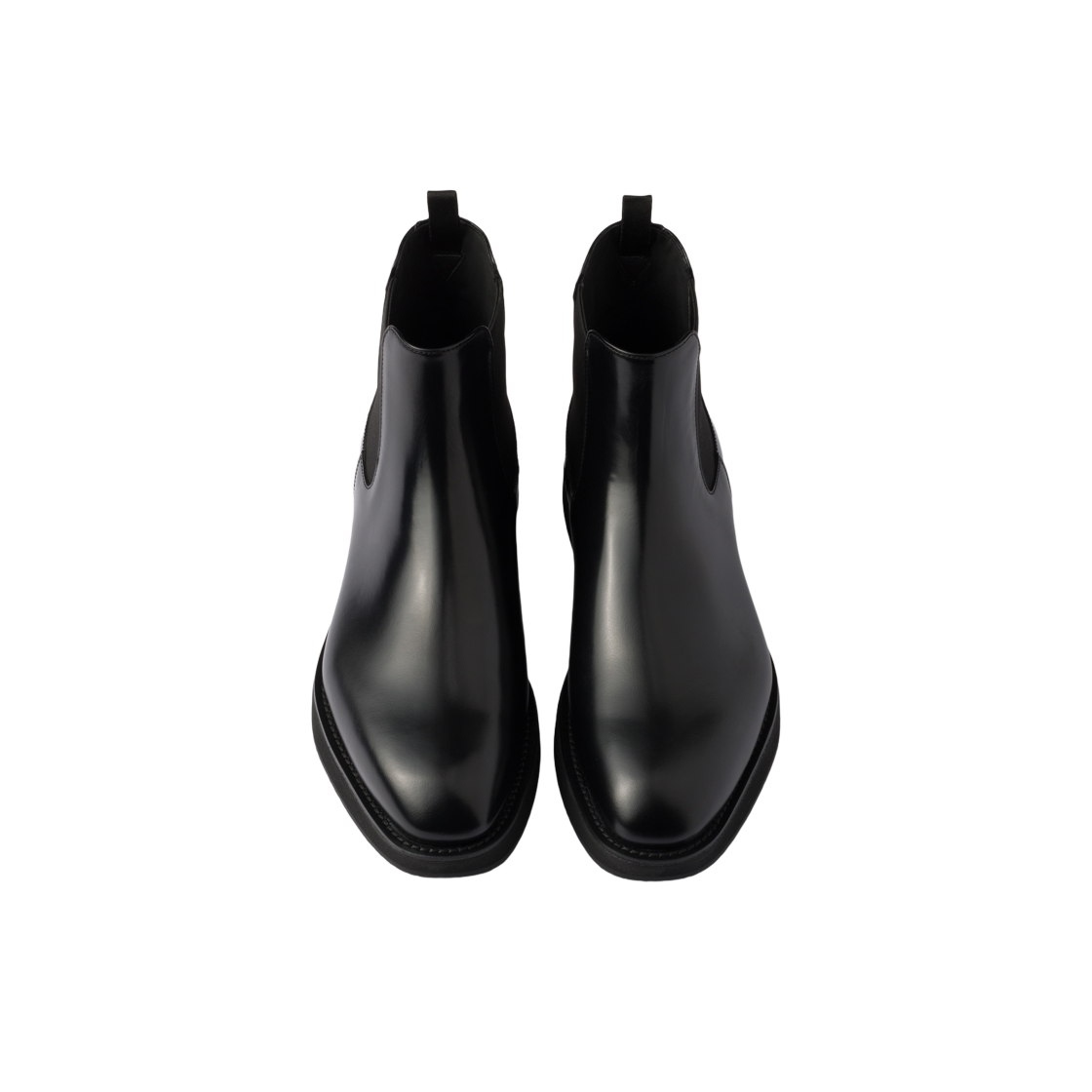 프라다 브러쉬드 레더 첼시 부츠 블랙(Prada Brushed Leather Chelsea Boots Black) - 3