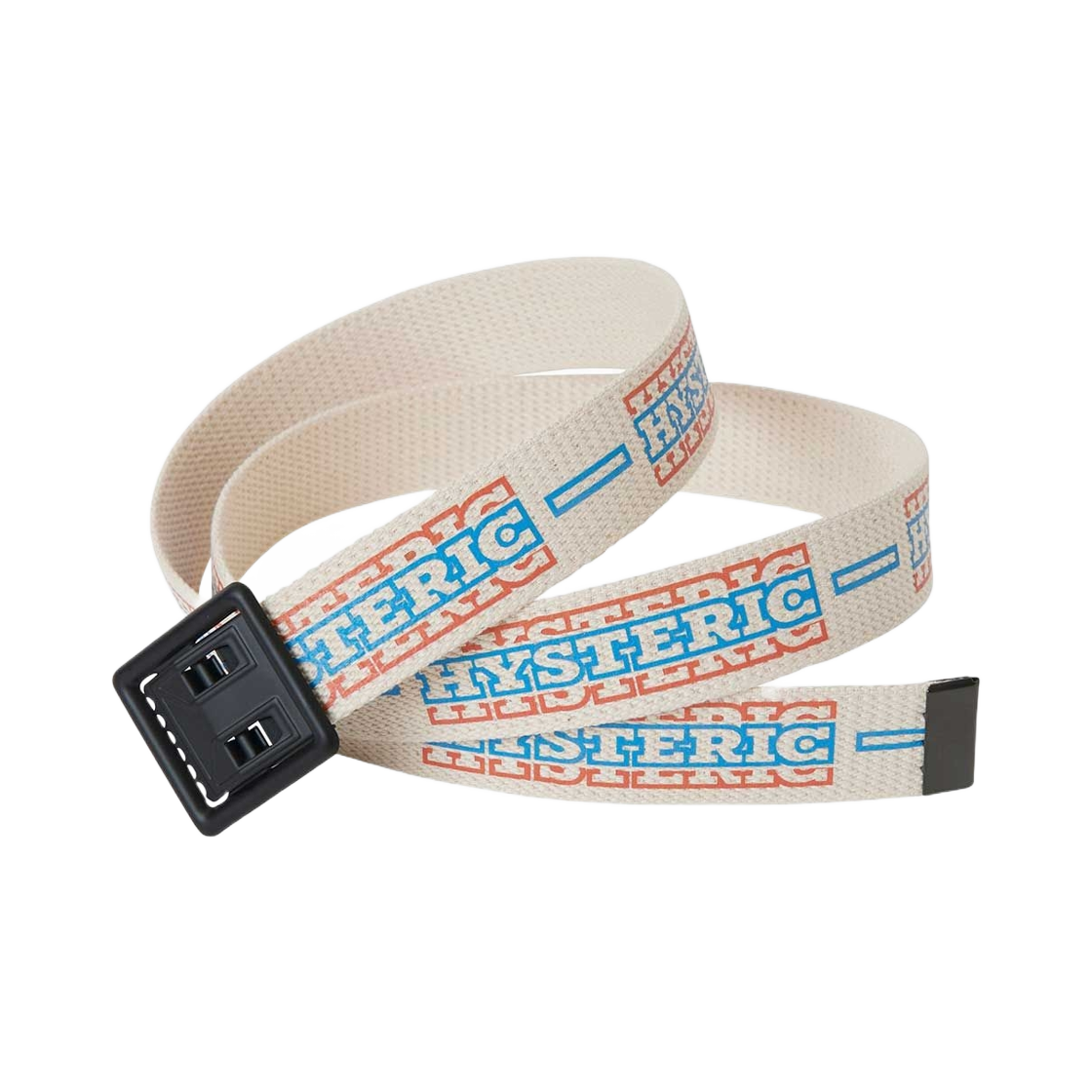 히스테릭 글래머 스트라이프 로고 테이프 벨트 화이트(Hysteric Glamour Stripe Logo Tape Belt White) - 1
