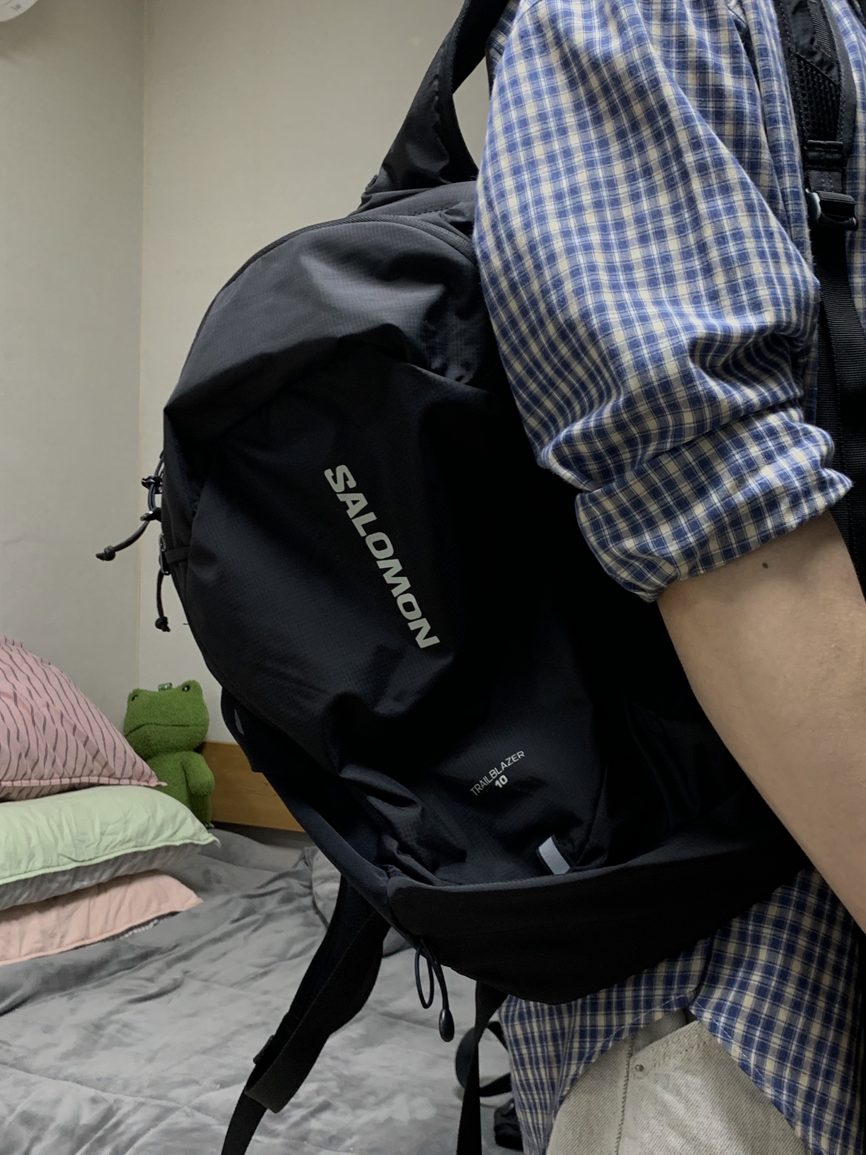 Salomon Trailblazer 10 Black 착용 스타일 - 4