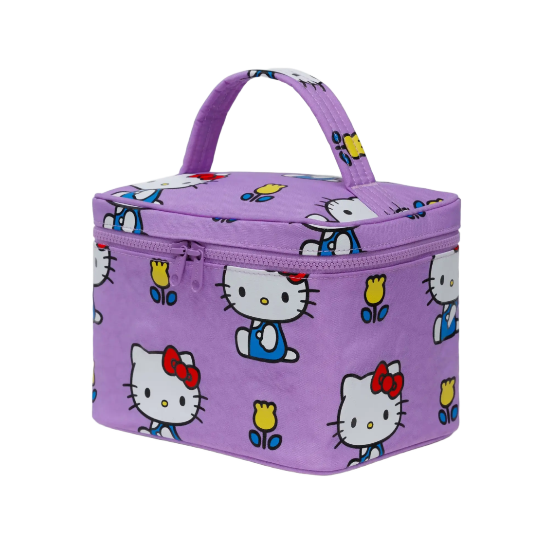바쿠 x 산리오 라지 코스메틱 케이스 헬로 키티 핑크(Baggu x Sanrio Large Cosmetic Case Hello Kitty Pink)