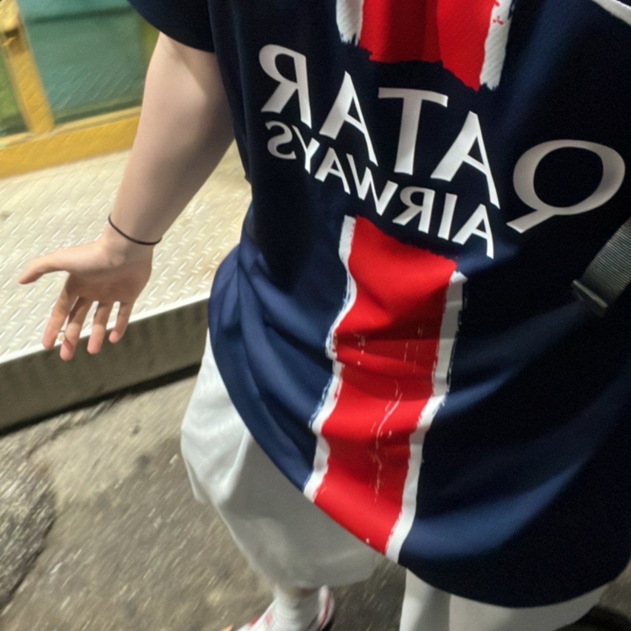 Nike Paris Saint-Germain 2024/25 Dri-Fit Stadium Home Replica Jersey Midnight Navy (Non Marking Ver.) 착용 스타일