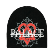 Palace x HIM Gram Nein Cuff Beanie Black - 25FW