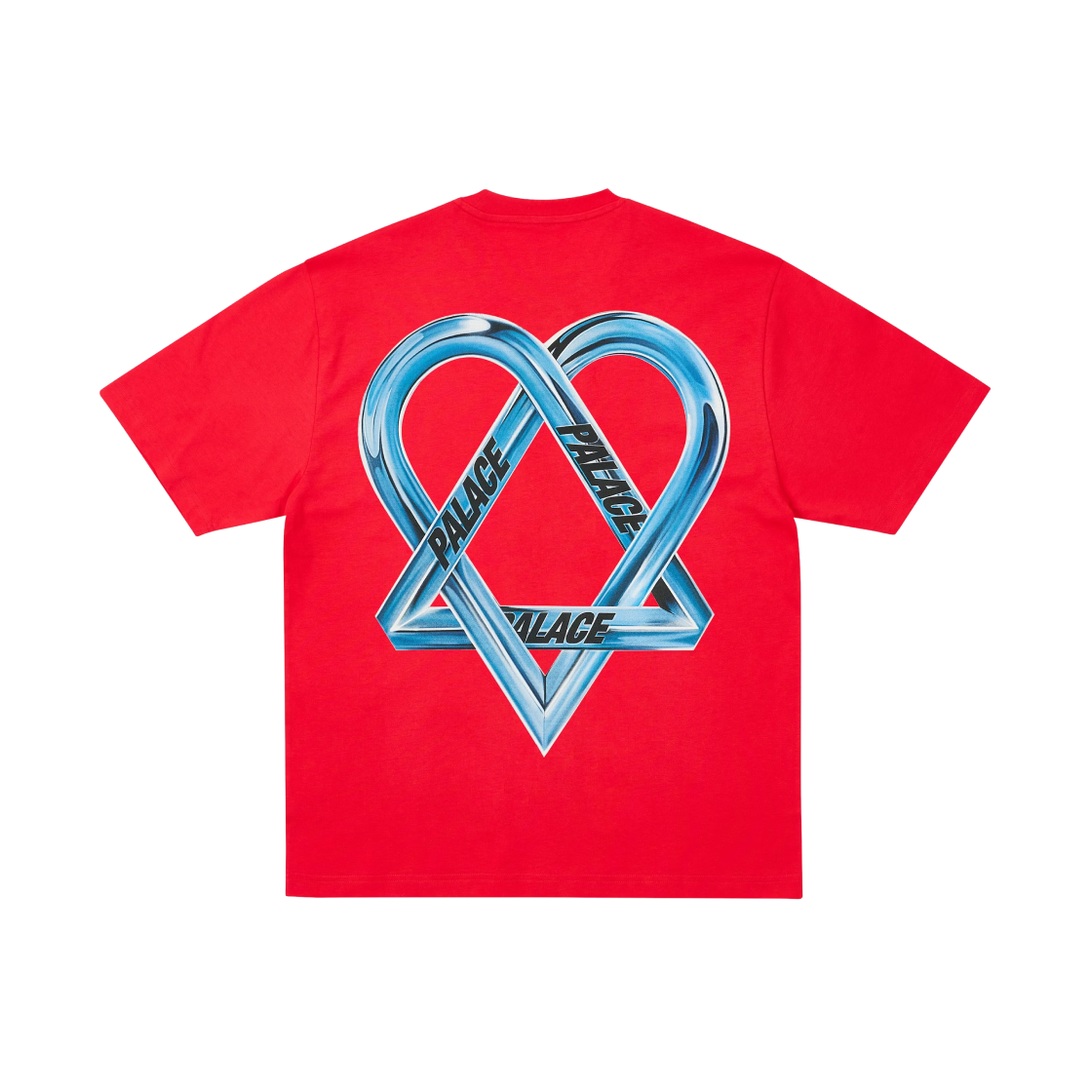 - Palace x HIM Gram T-Shirt Truest Red - 25FW