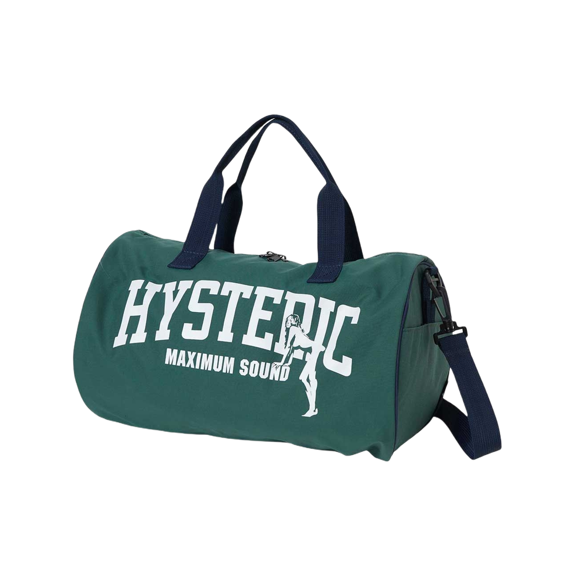 02253QB02 Hysteric Glamour Maximum Sound Drum Bag Green