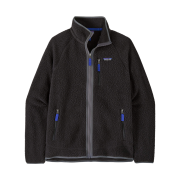 Patagonia Retro Pile Fleece Jacket Black W Forge Grey