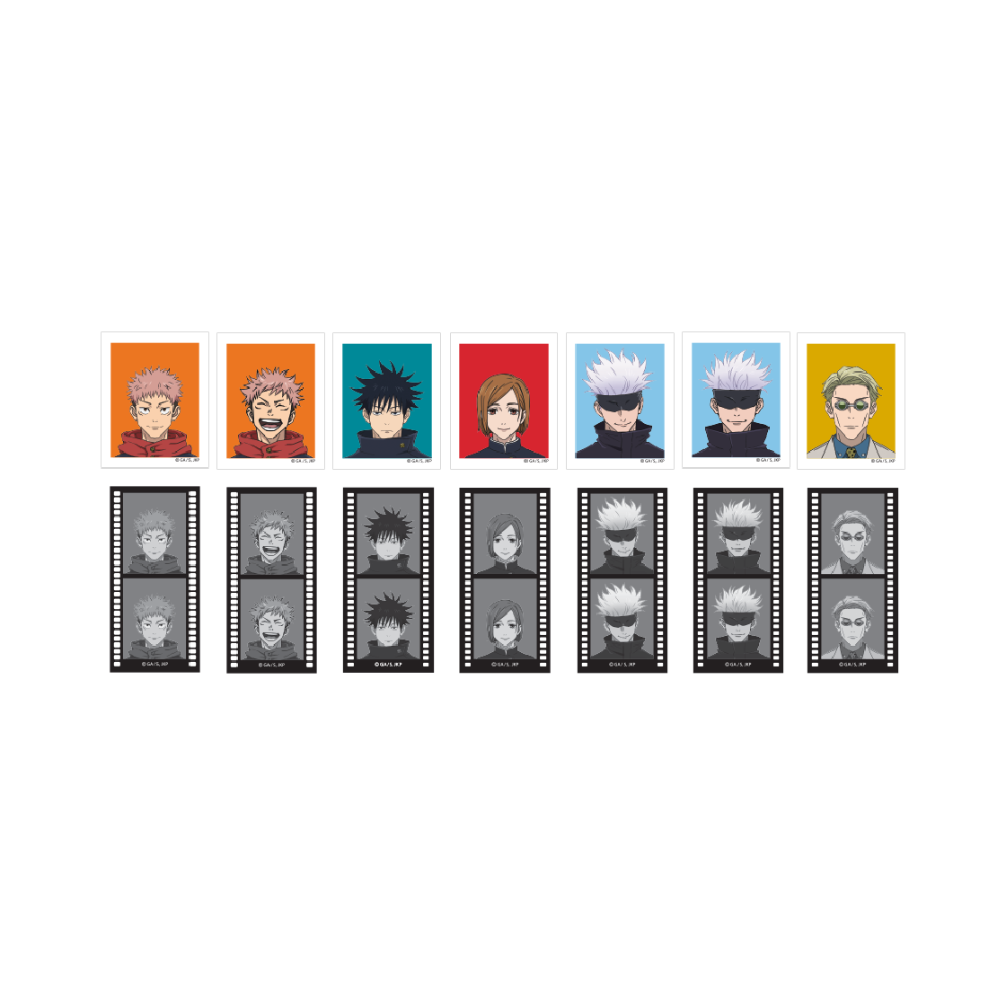 대원미디어 주술회전 시부야 사변 랜덤 증명사진 세트(Daewonmedia Jujutsu Kaisen Shibuya Incident Random ID Photo Set)