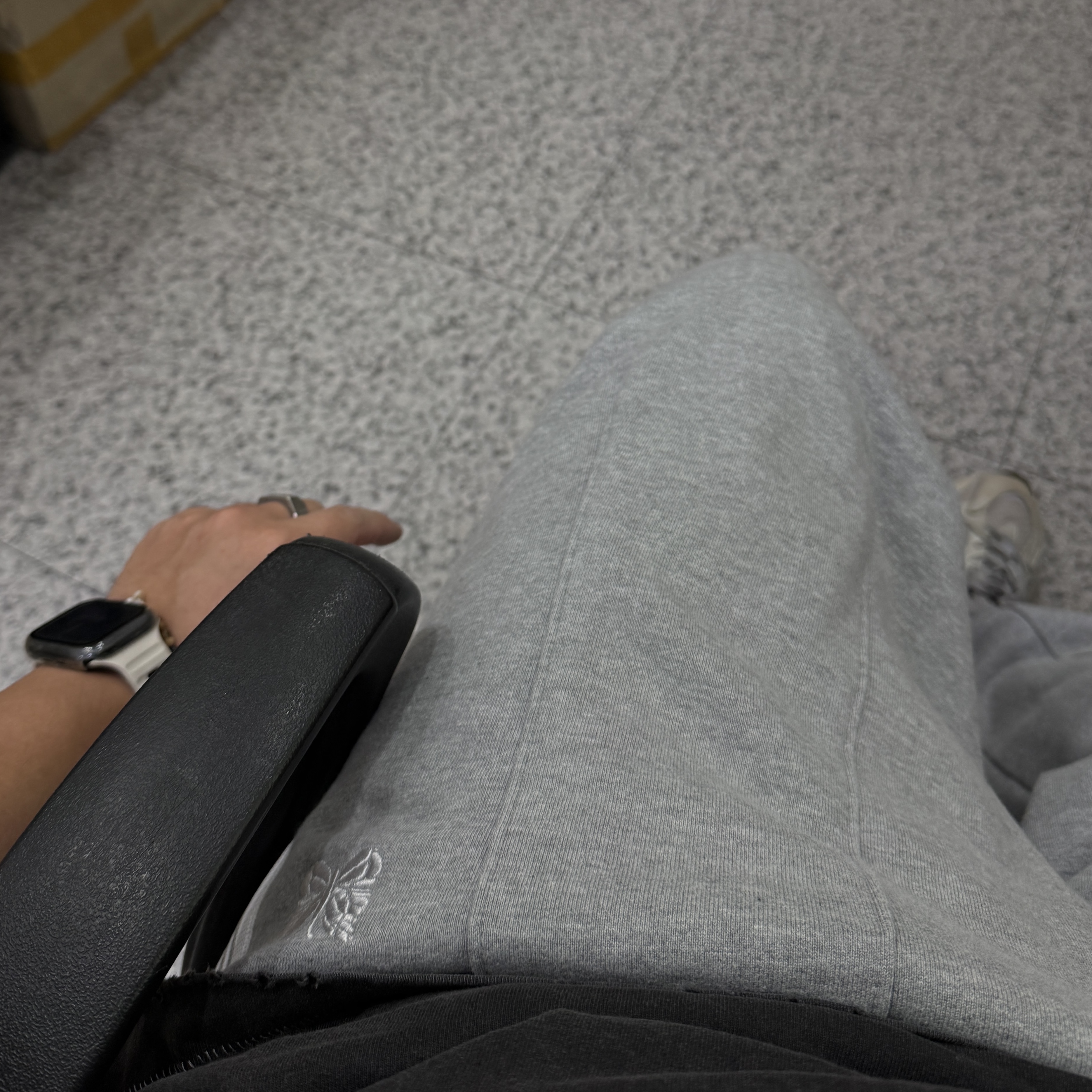 Needles x LHP H.D. Track Pants Cotton Jersey Grey 착용 스타일