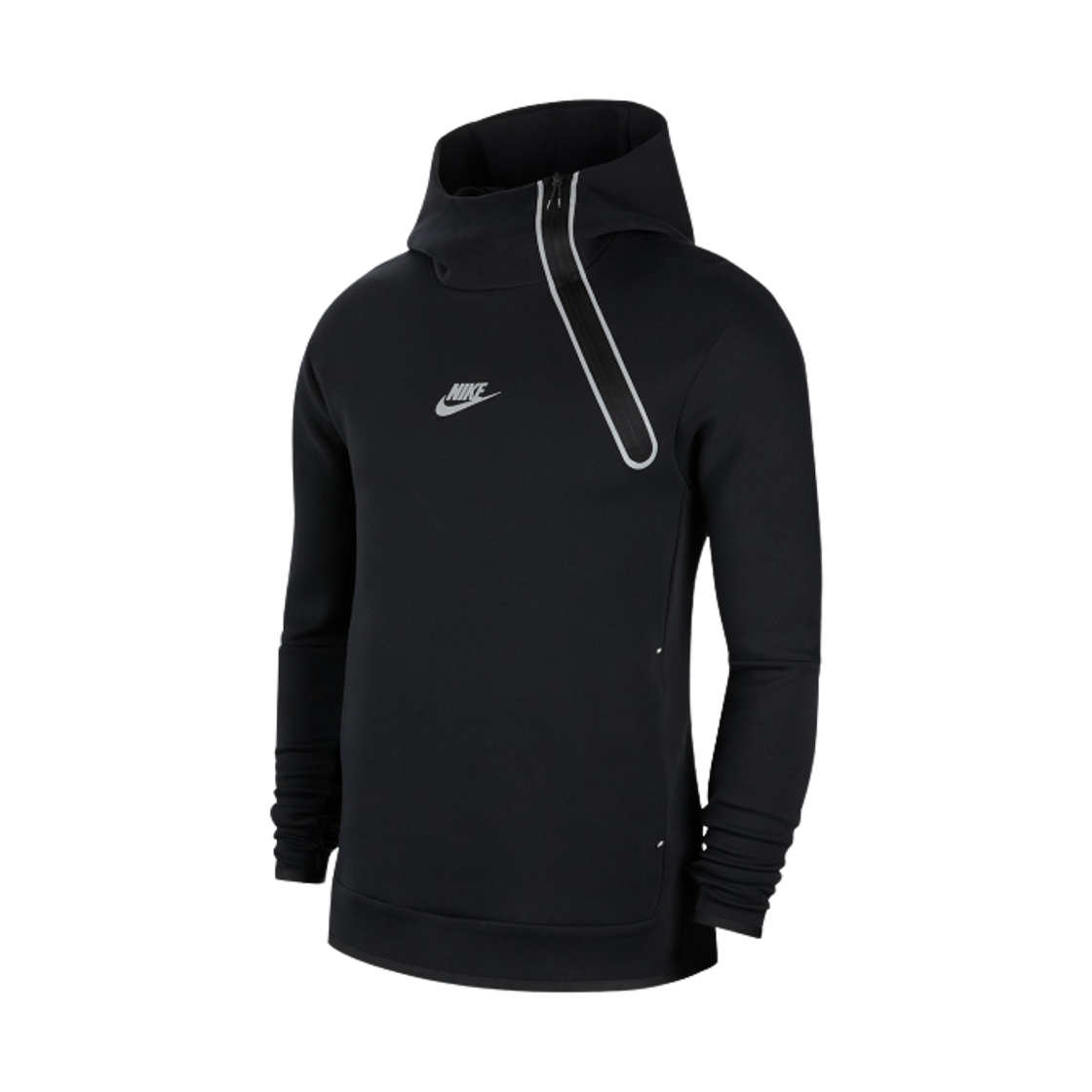 CU4494-010 Nike NSW Tech Fleece Casual Sports Pullover Black - Asia