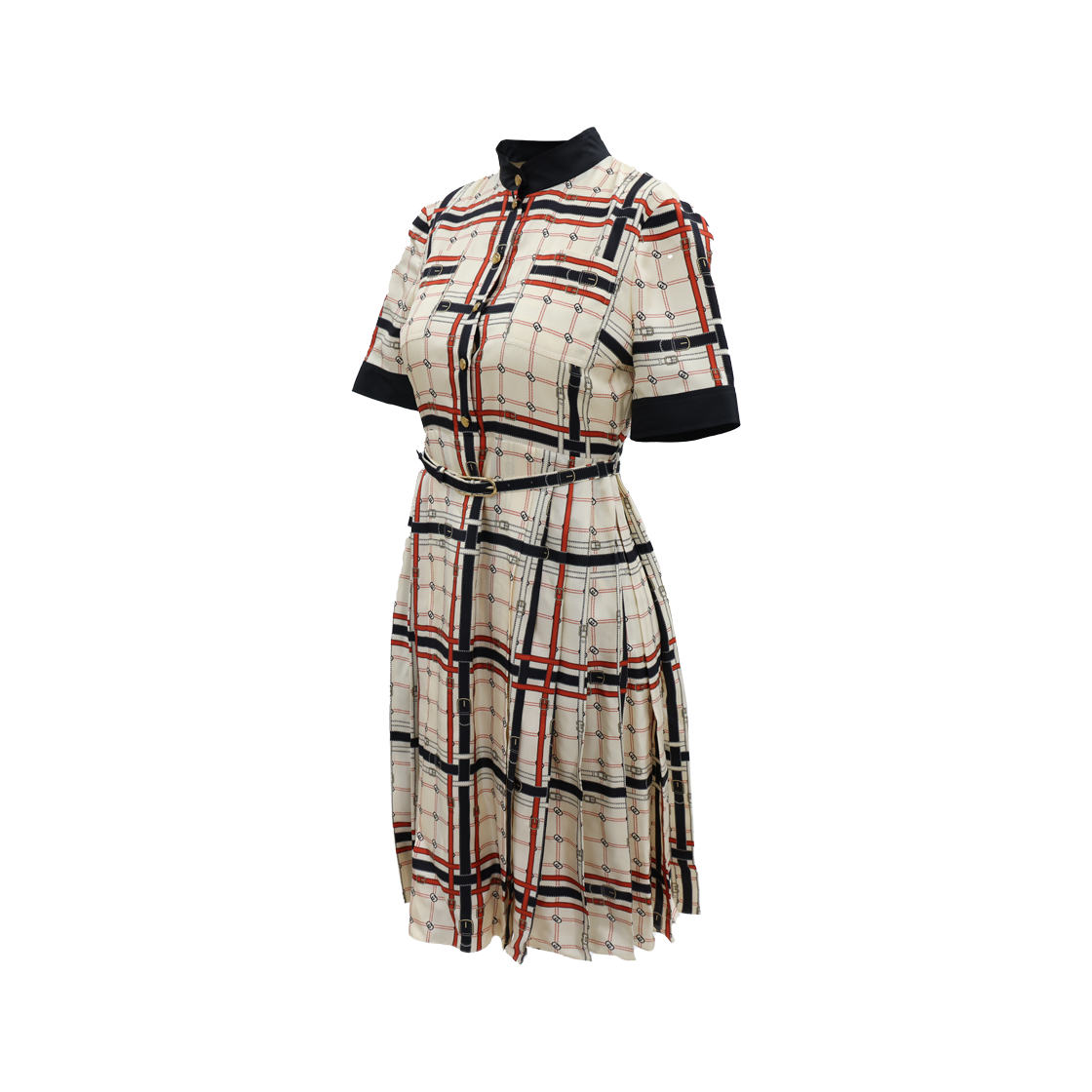 IT5JAEMCTW4Q Gucci Interlocking G Silk Dress