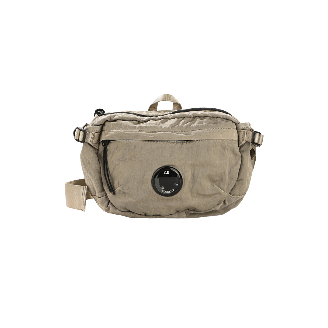 19CMAC734A005269G356 C.P. Company Logo Front Lens Belt Bag Fungi Grey - 25FW