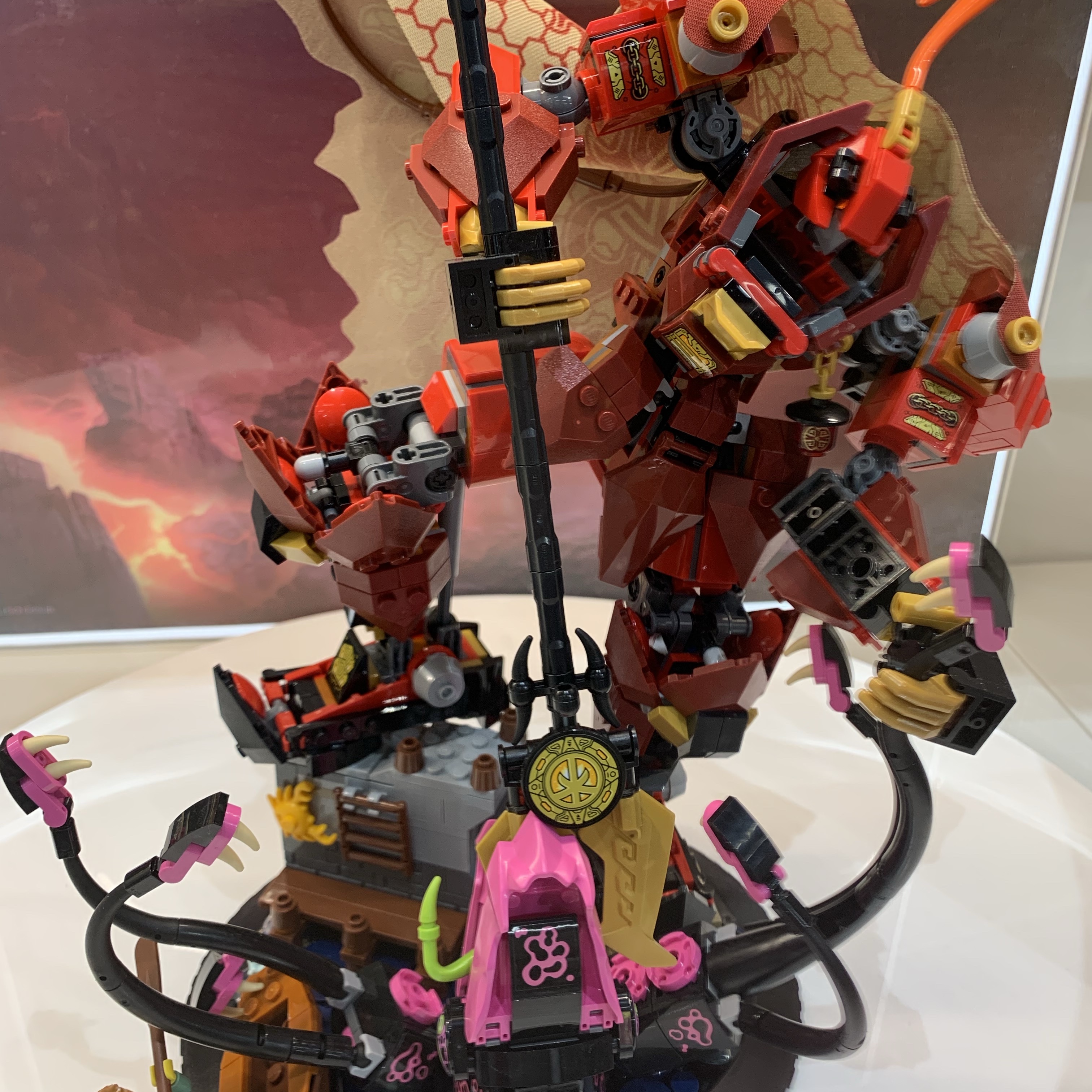 Lego Ninjago The Fire Knight Mech 착용 스타일