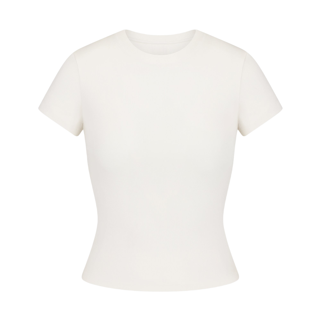 (W) 스킴스 코튼 립 티셔츠 마블((W) Skims Cotton Rib T-Shirt Marble)