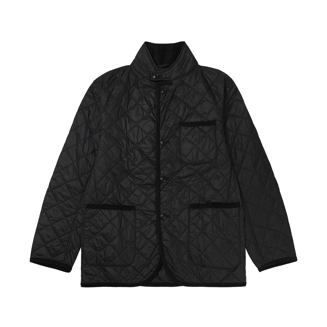 바버 x 엔지니어드 가먼츠 로이터리 퀼티드 자켓 블랙(Barbour x Engineered Garments Loitery Quilted Jacket Black) - 1