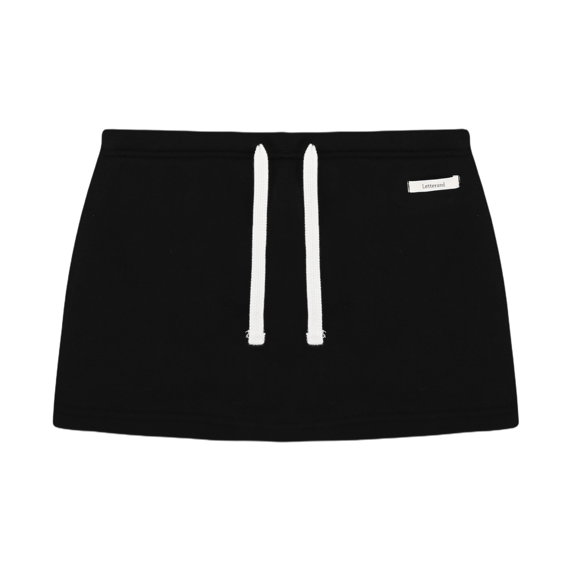 - (W) Letterand Essentials Basic Skirt Pants Black