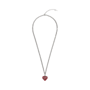 Human Made Heart Necklace Red