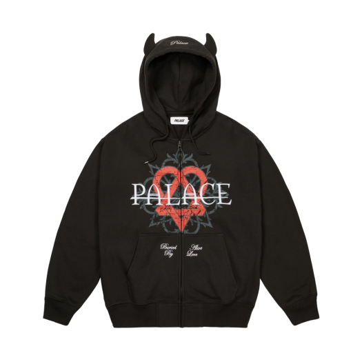 팔라스 쉐터 집 후드 블랙 - 24FW | Palace | KREAM