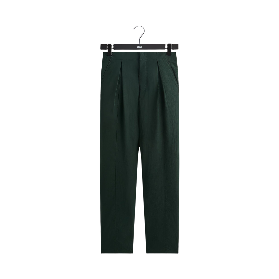 KHM060997-302 Kith Wrinkle Nylon Elias Pleated Pant Stadium