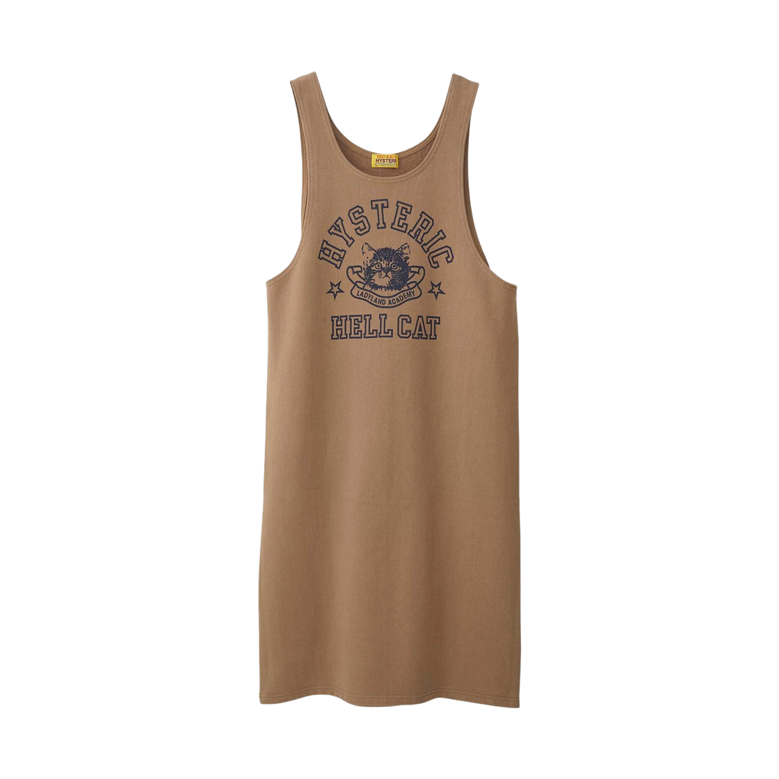 (W) 히스테릭 글래머 헬 캣 드레스 브라운((W) Hysteric Glamour Hell Cat Dress Brown) - 1