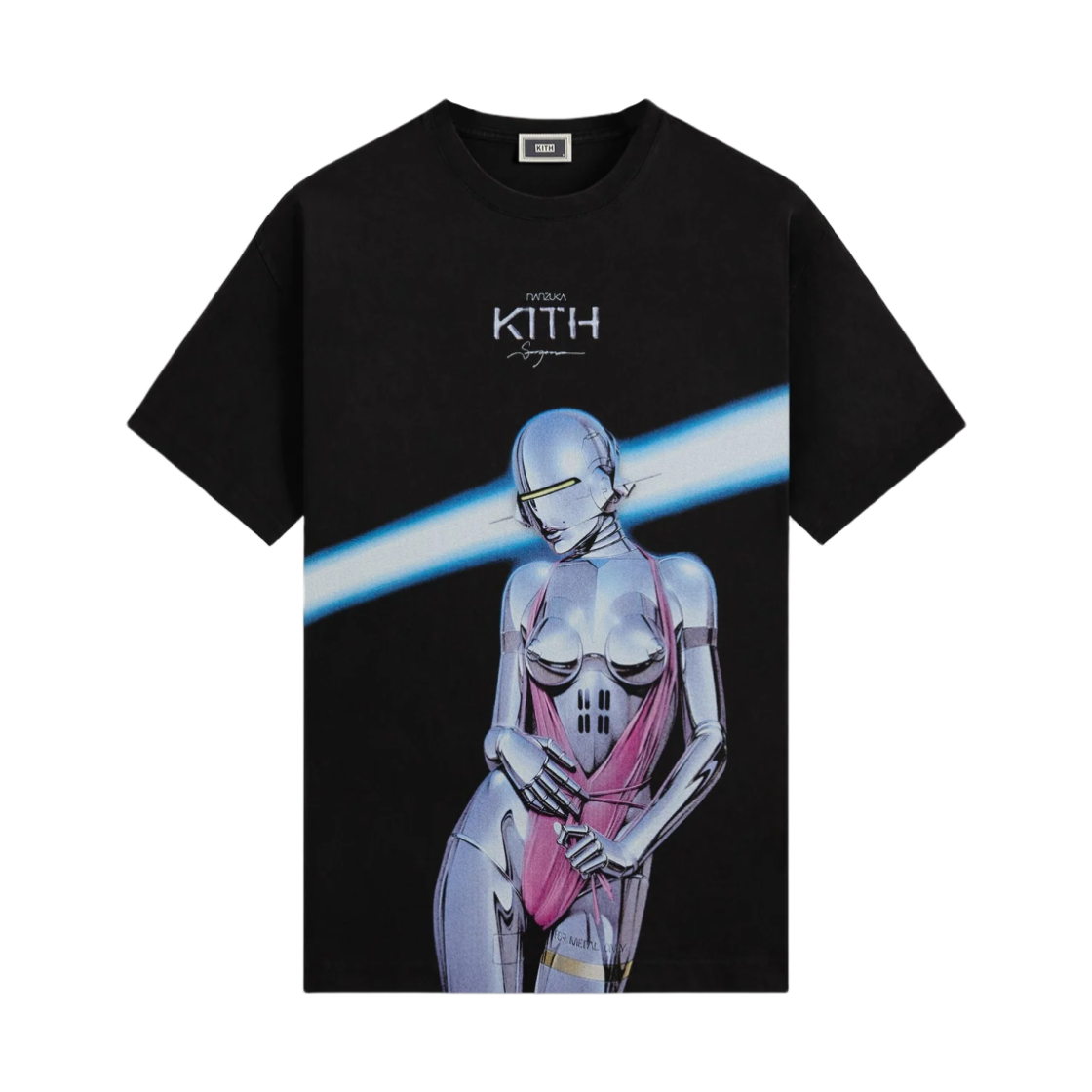 키스 난주카 갤러리 소라야마 섹시 로봇 티셔츠 블랙(Kith Nanzuka Gallery Sorayama Sexy Robot T-Shirt Black)