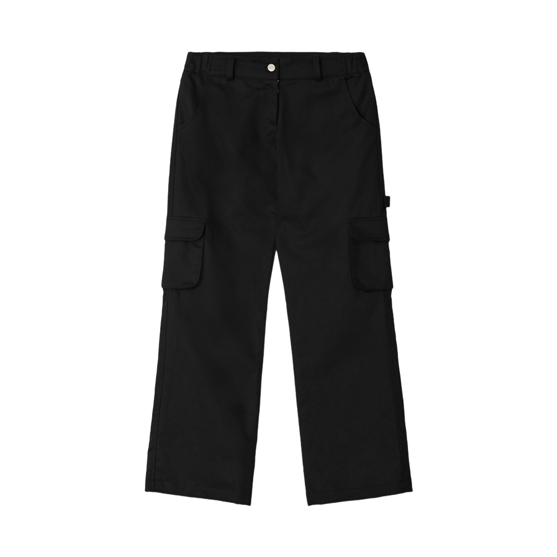 (W) 레터앤 카펜터 포켓 팬츠 블랙((W) Letterand Carpenter Pocket Pants Black)