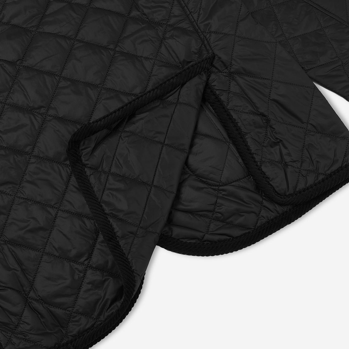 바버 x 엔지니어드 가먼츠 로이터리 퀼티드 자켓 블랙(Barbour x Engineered Garments Loitery Quilted Jacket Black) - 4