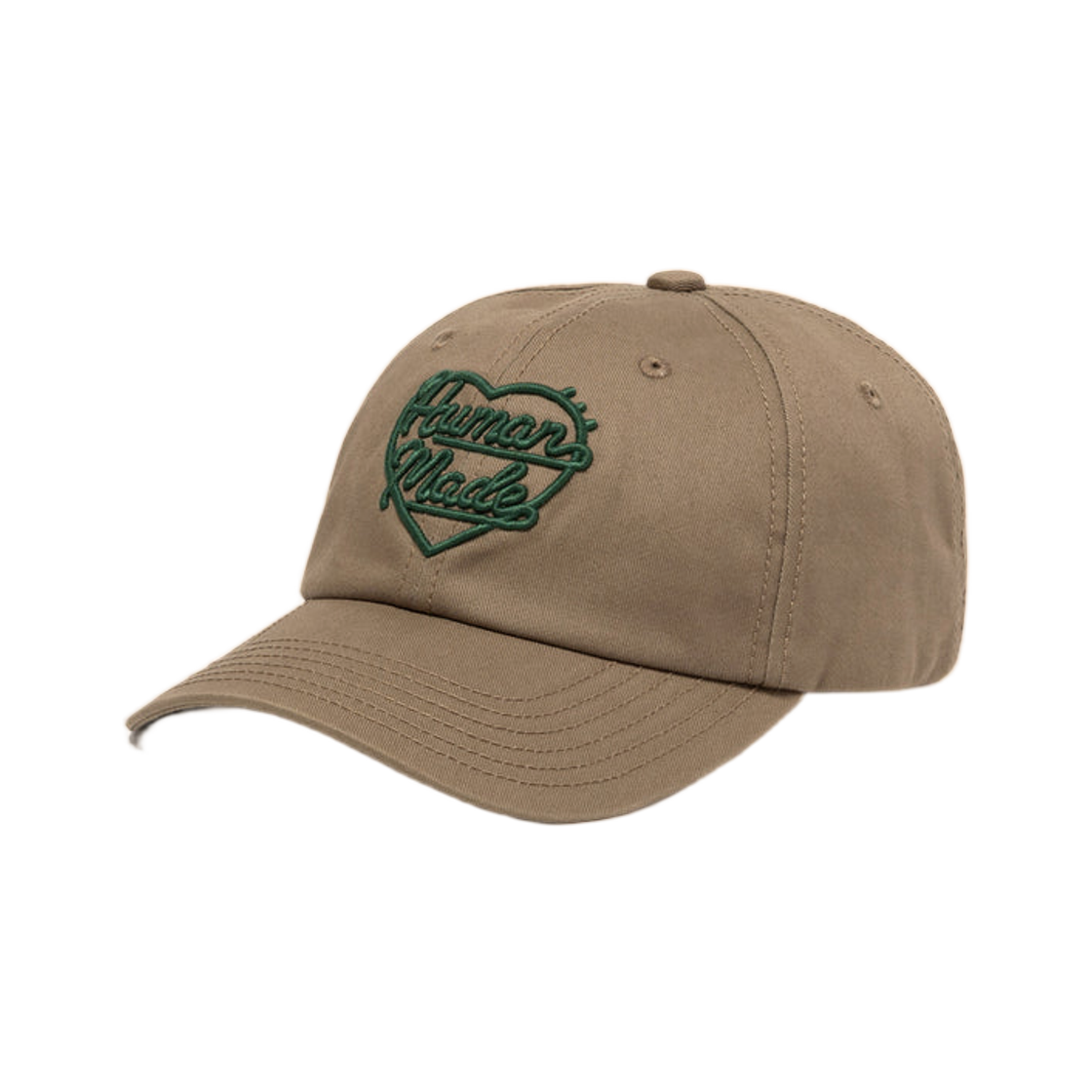 HM30GD100 Human Made 6 Panel Twill Cap Beige