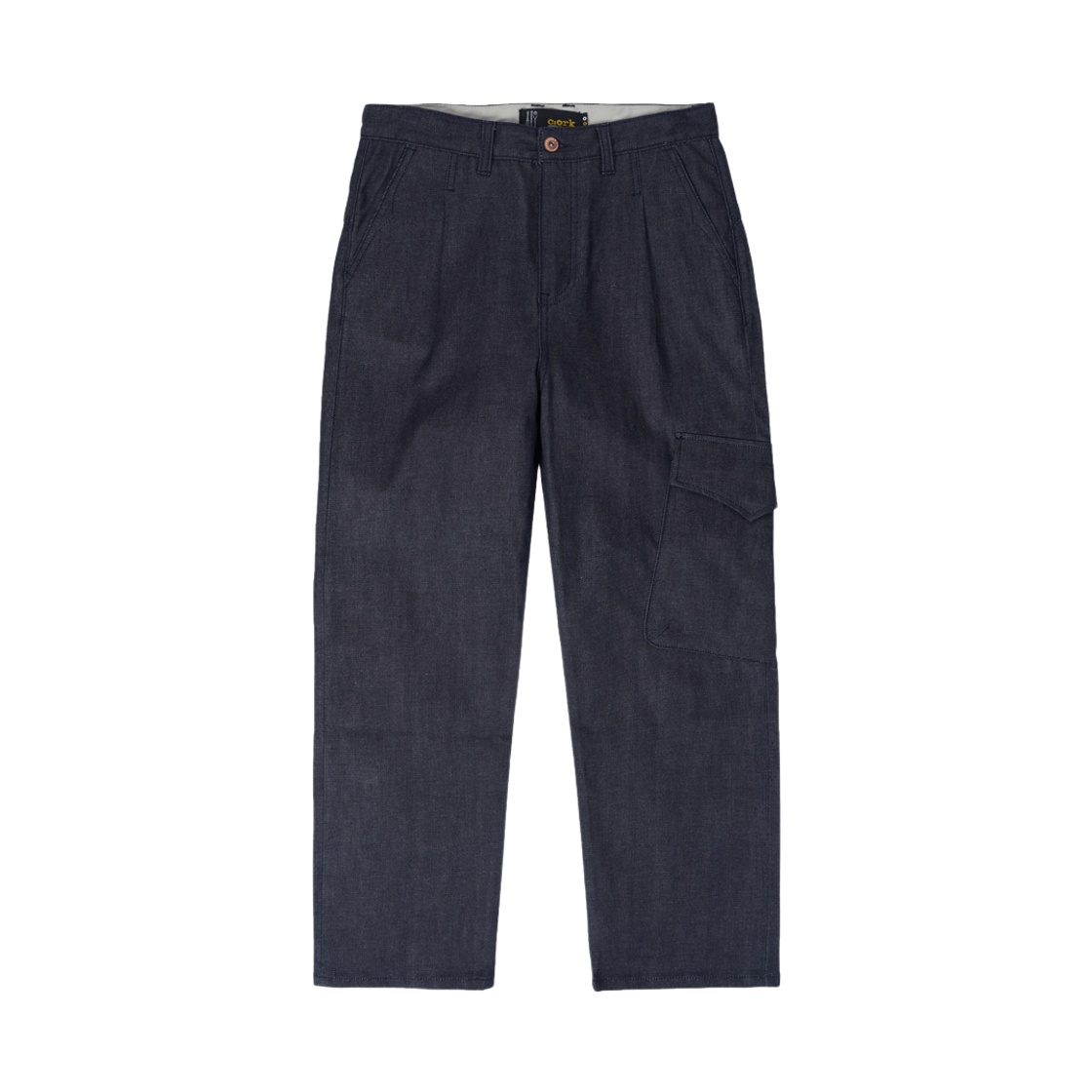 률앤와이 데님 셀비지 사이드 포켓 팬츠 인디고 K5(Ryul+Wai: Denim Selvedge Side Pocket Pants Indigo K5)