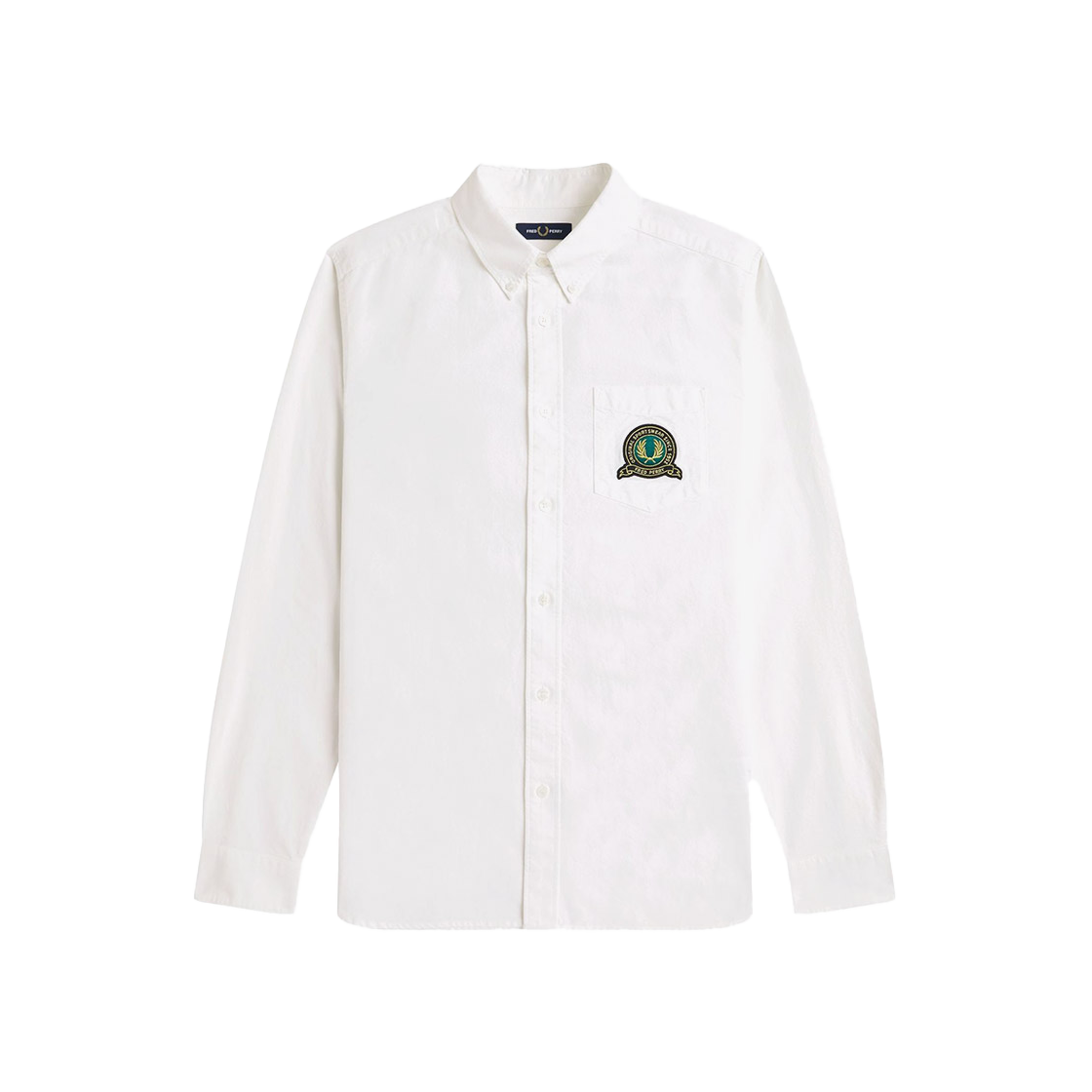 프레드 페리 클럽하우스 테니스 뱃지 옥스포드 셔츠 스노우화이트(Fred Perry Clubhouse Tennis Badge Oxford Shirt Snow White) - 1