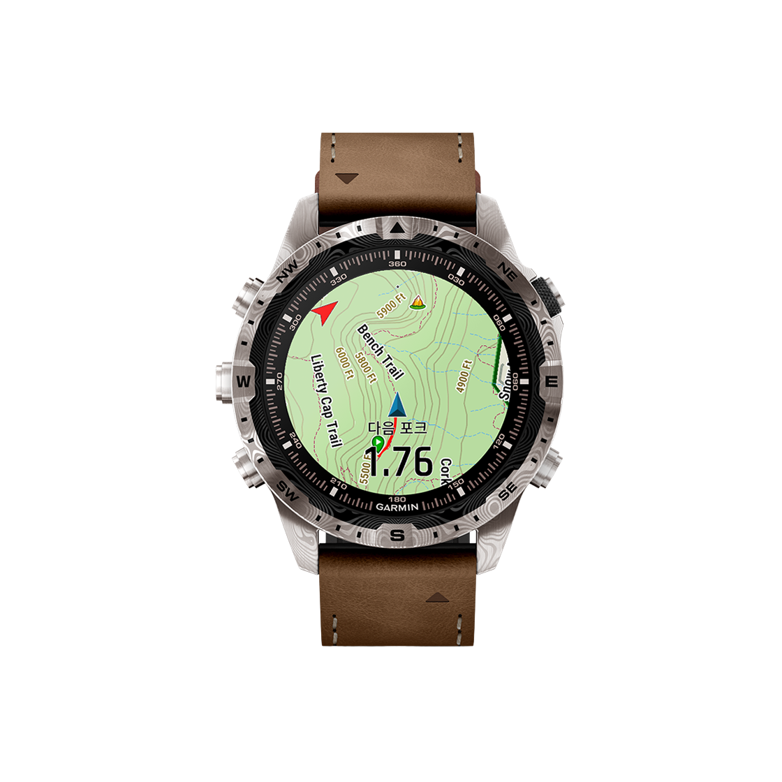[10% 적립] 가민 마크2 어드벤처 GPS 스마트워치 다마스커스 스틸 에디션([10% 적립] Garmin MARQ Adventurer Gen 2 Damascus) - 2