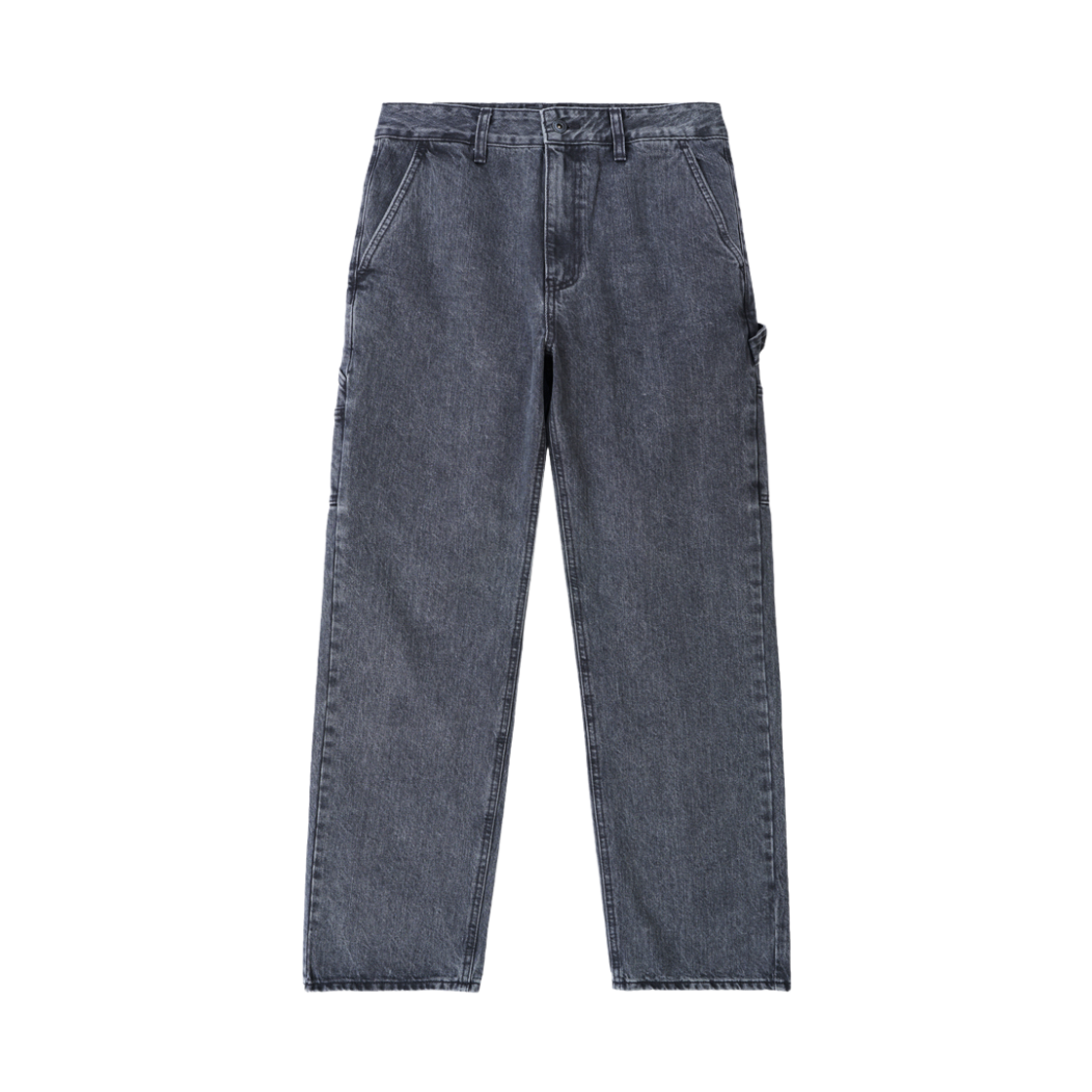 5FW16PT52 Ryul+Wai: Denim Carpenter Pants Grey K5