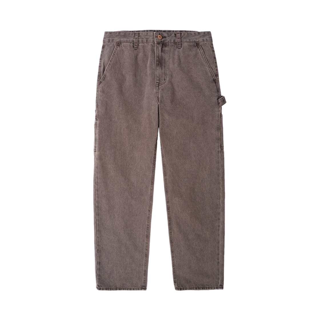 5FW17PT52 Ryul+Wai: Denim Carpenter Pants Brown K5