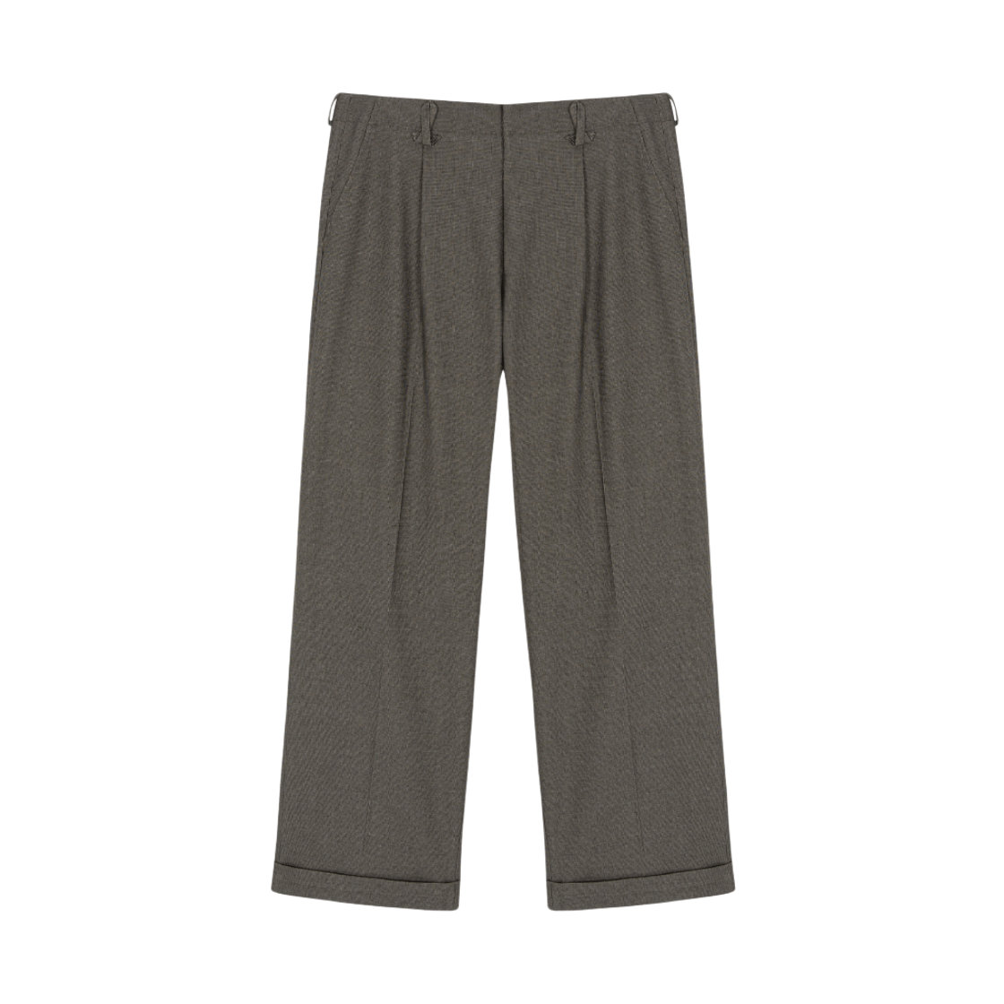 hono25fa14 Hono Report Loose Fit Trousers Gray Beige