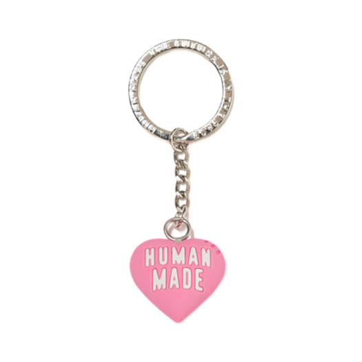 휴먼 메이드 하트 러버 키체인 옐로우 | Human Made | KREAM