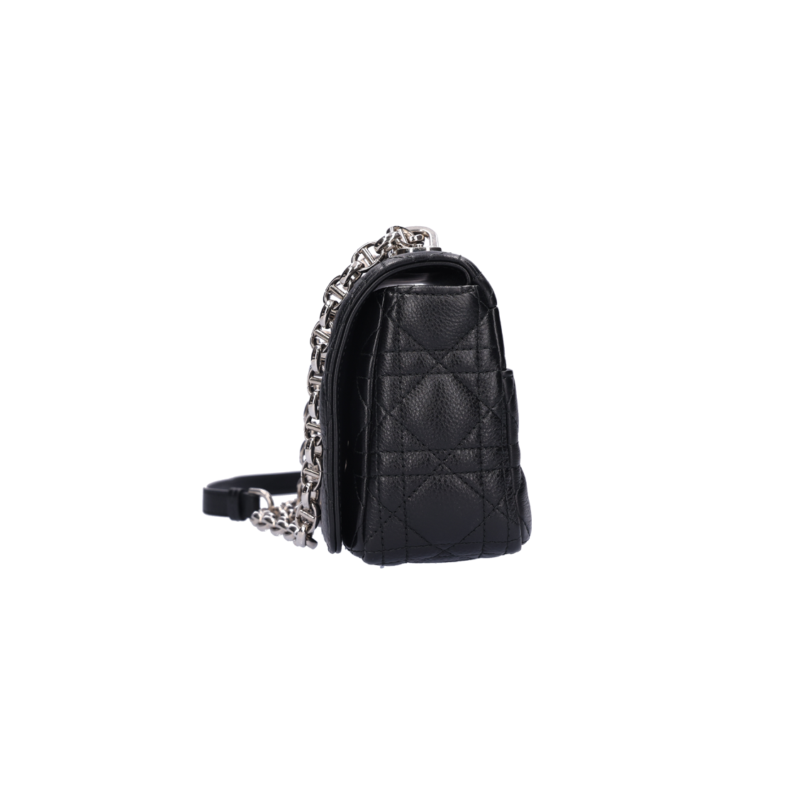 디올 M9241PWHC 스몰 카로백 서플 레더 블랙(Dior Small Caro Bag Supple Leather Black) - 4