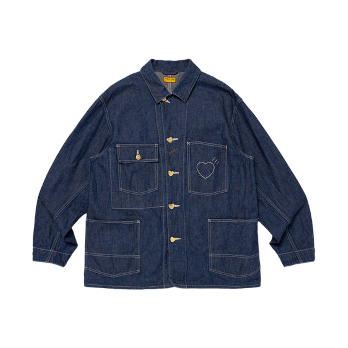 HM30JK003 Human Made Denim Coverall Jacket Indigo