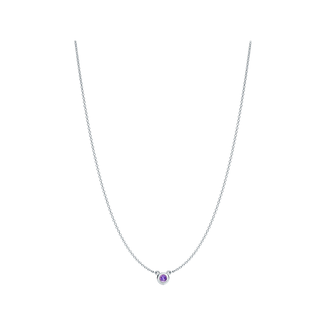 티파니 앤 코 엘사 퍼레티 컬러 바이 더 야드 애머시스트 펜던트 실버(Tiffany & Co. Elsa Peretti Color By The Yard Amethyst Pendant Silver) - 1