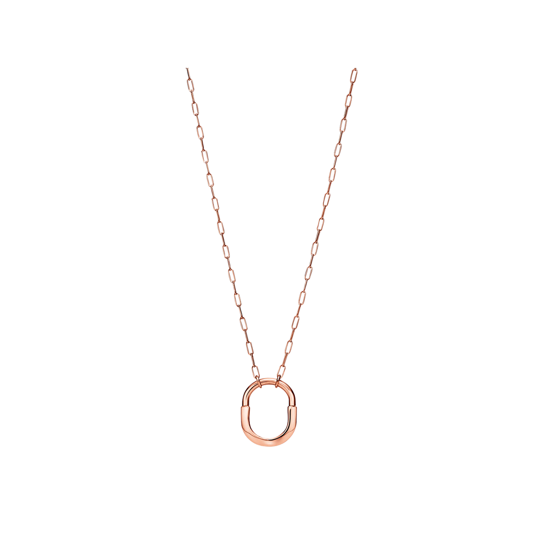 1364377291/72342232 Tiffany & Co. Tiffany Lock Pendant Medium 18K Rose Gold