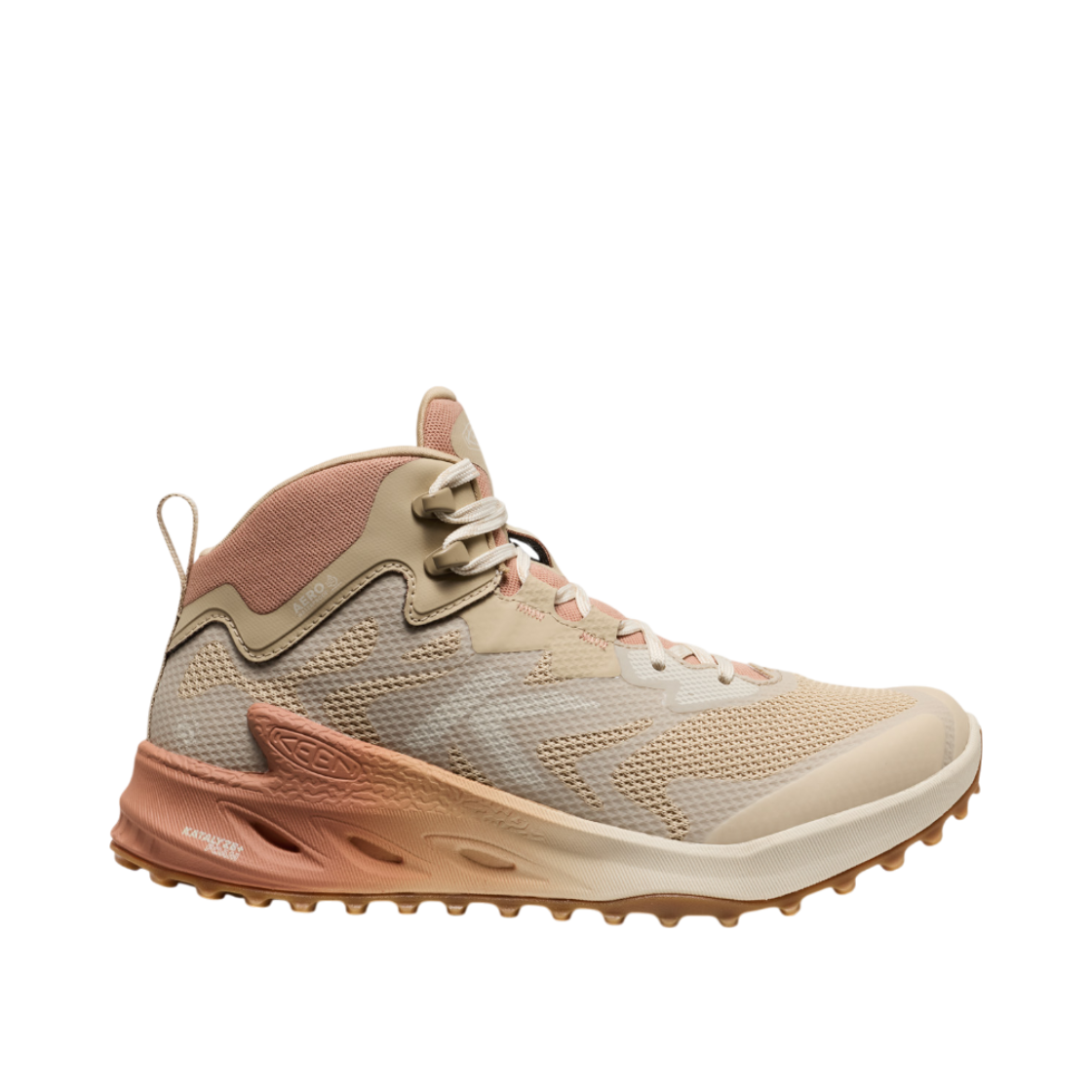 킨 자이오닉 NXT MID 워터프루프 밝은 베이지 여성 트레킹화