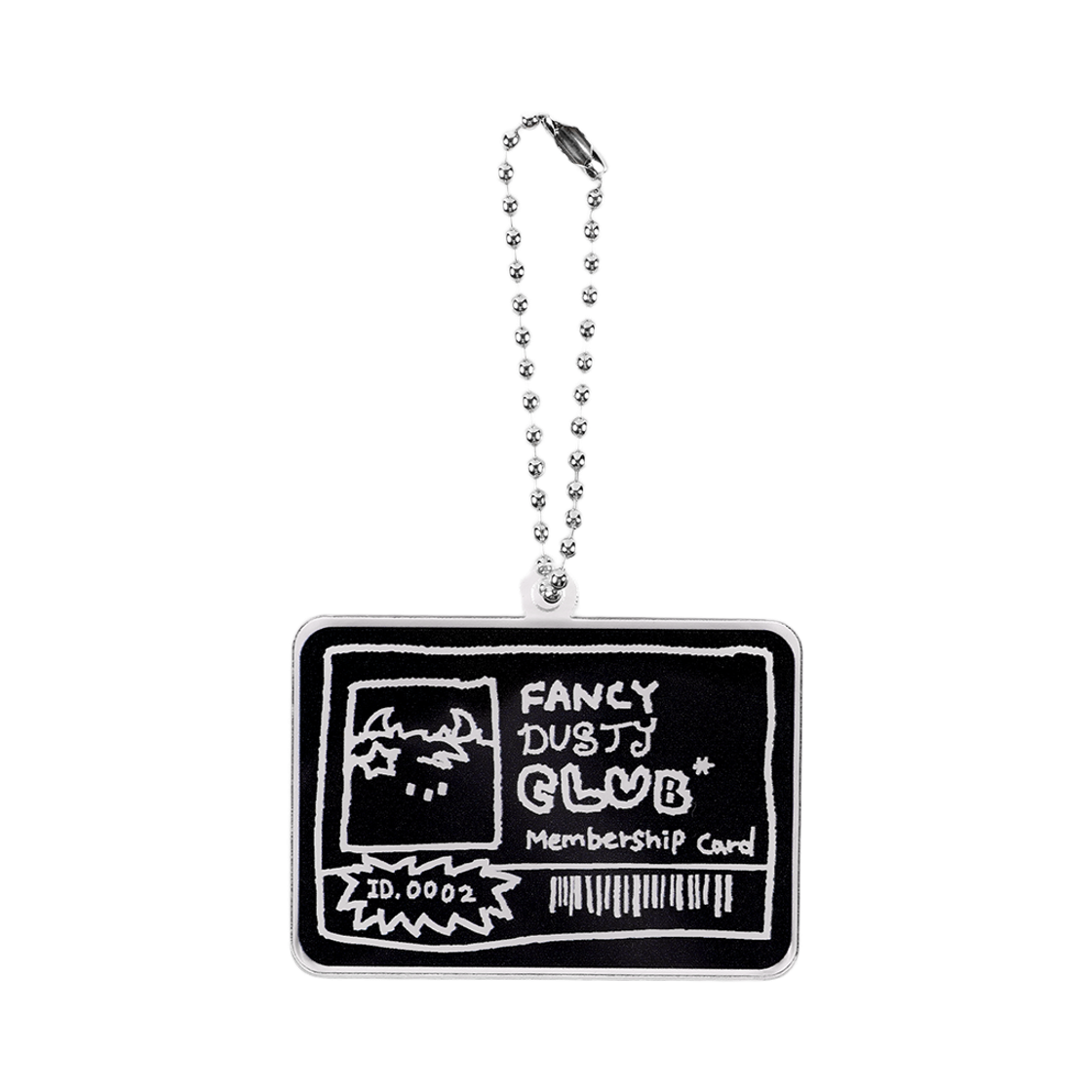팬시클럽 더스티 클럽 멤버쉽 아크릴 키링 블랙