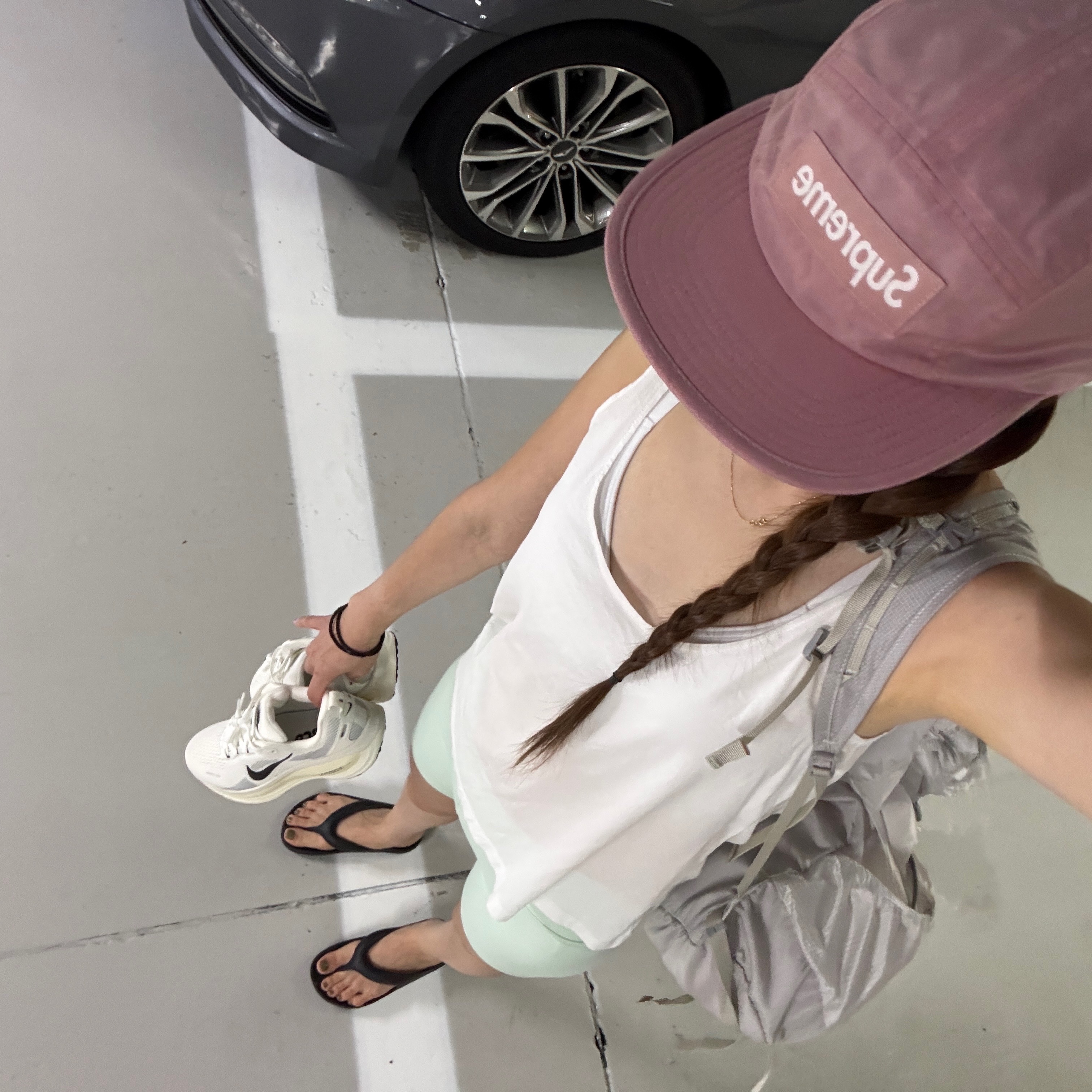 Supreme Waxed Ripstop Camp Cap Light Pink - 24FW, Montbell Versalite Pack 20 Backpack Ice White 착용 스타일