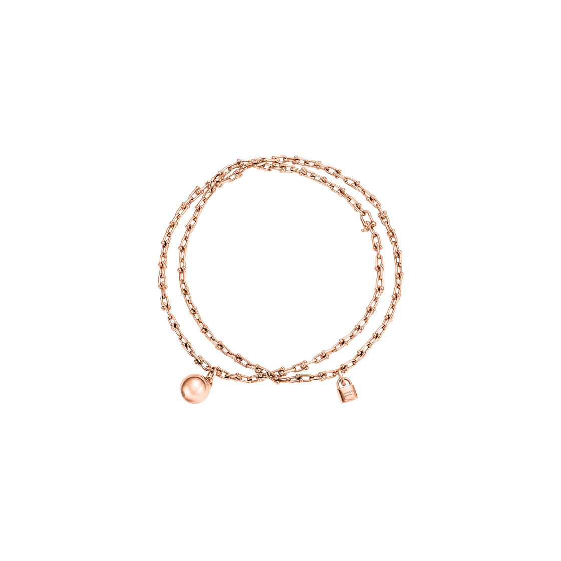63008931/63008923/1365345265 Tiffany & Co. Tiffany Hardwear Small Wrap Necklace 18K Rose Gold