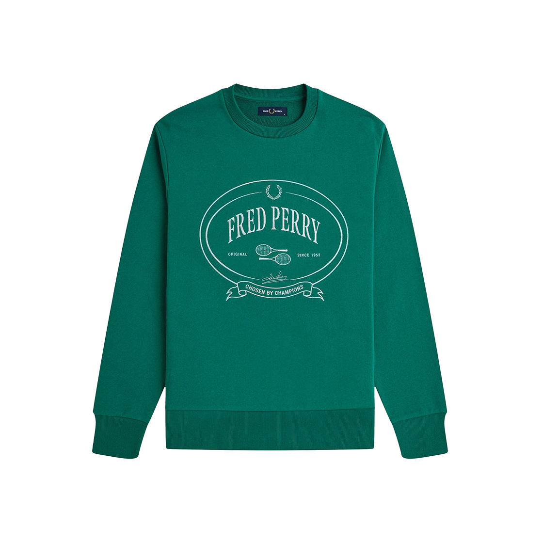 프레드 페리 클럽하우스 초즌 바이 챔피언스 스웻셔츠 스포츠그린