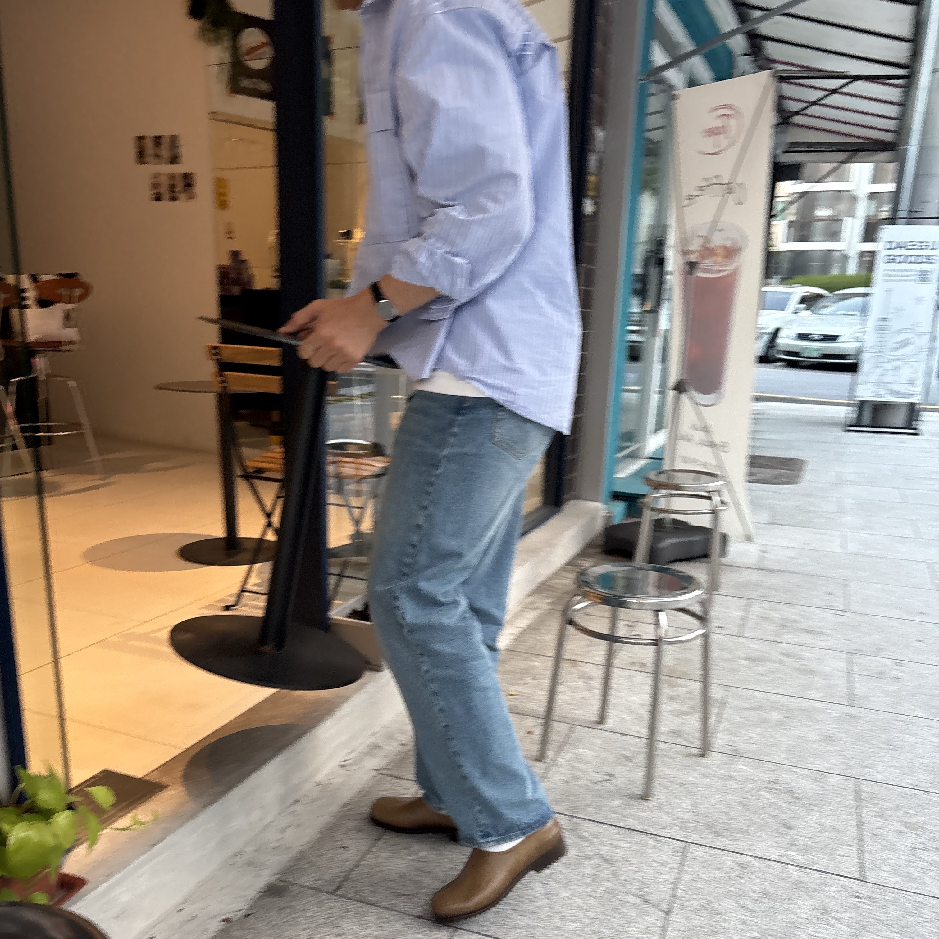Stussy Denim Classic Jean Washed Blue 착용 스타일