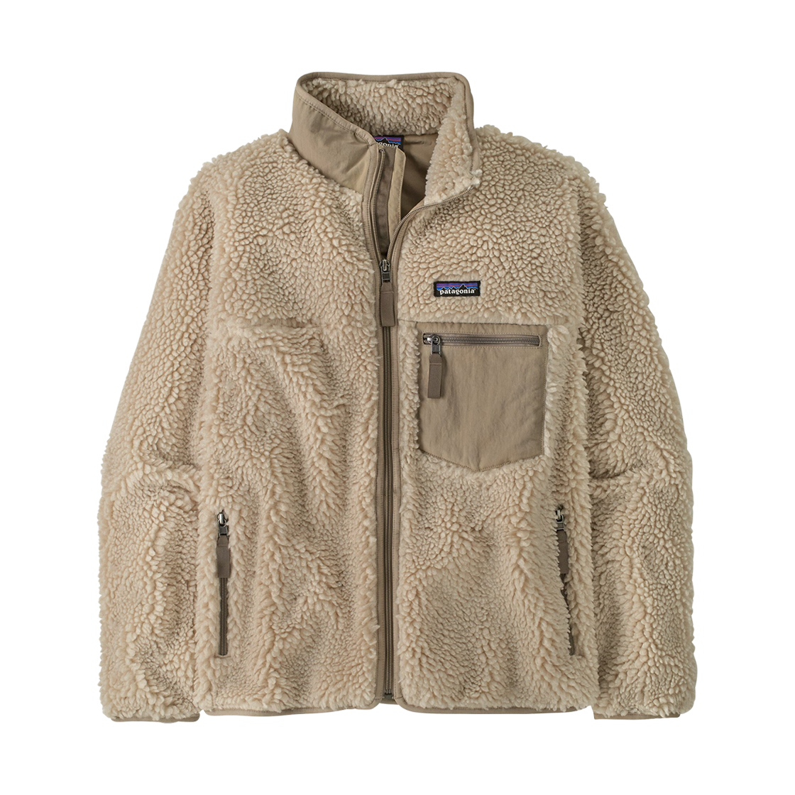 23075 (W) Patagonia Classic Retro-X Fleece Jacket Natural