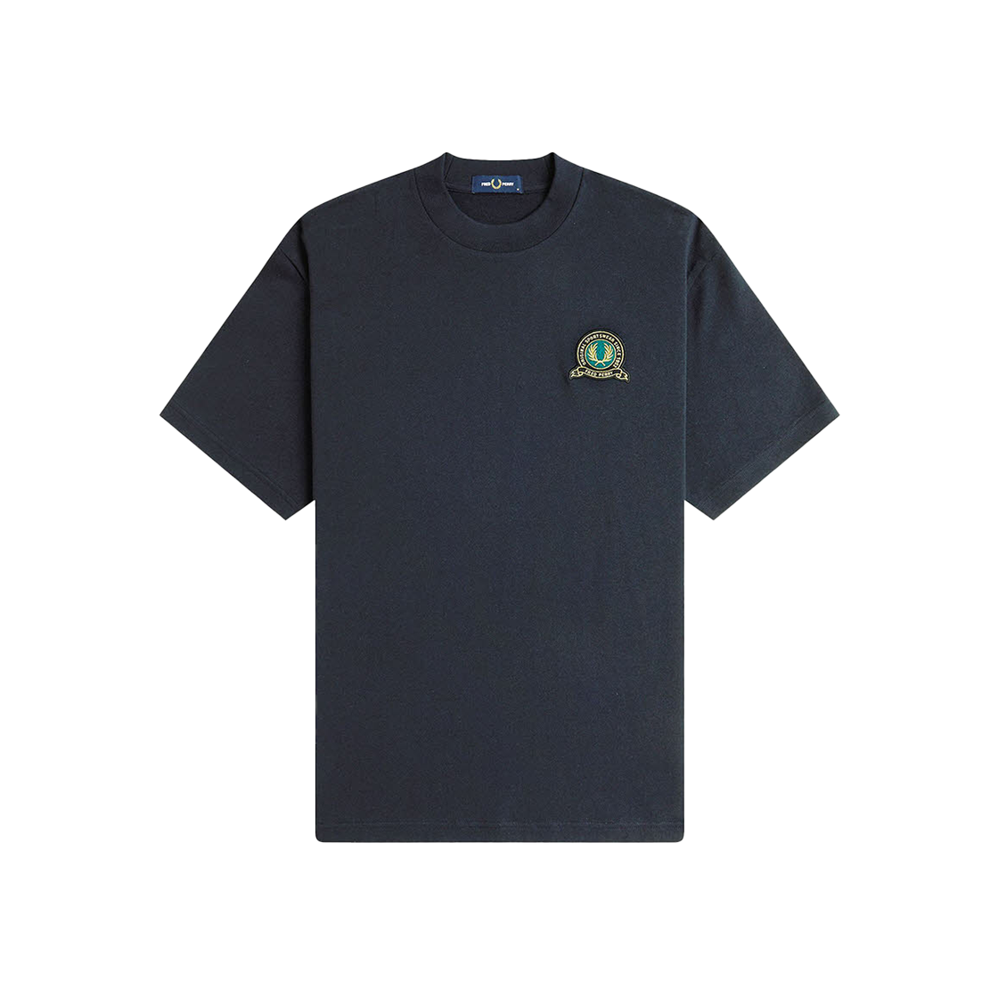 프레드 페리 클럽하우스 테니스 뱃지 티셔츠 네이비(Fred Perry Clubhouse Tennis Badge T-Shirt Navy Snow White) - 1
