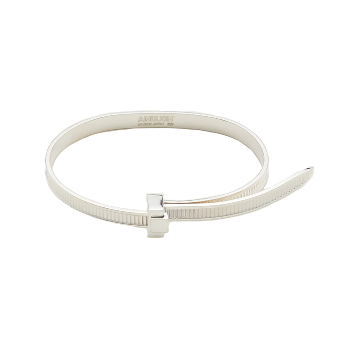 KM5BJEBAH13SV Ambush Zip Tie Bracelet Silver - 25SS